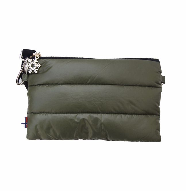 Hovedbilde Dunveske clutch armygrønn