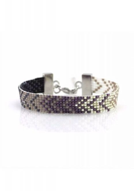 Hovedbilde Armbånd av perler med pil lilla