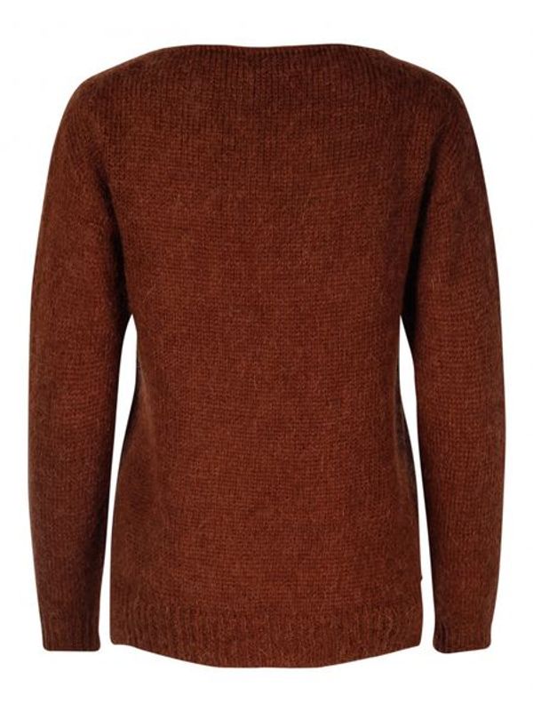 Mohair genser rust