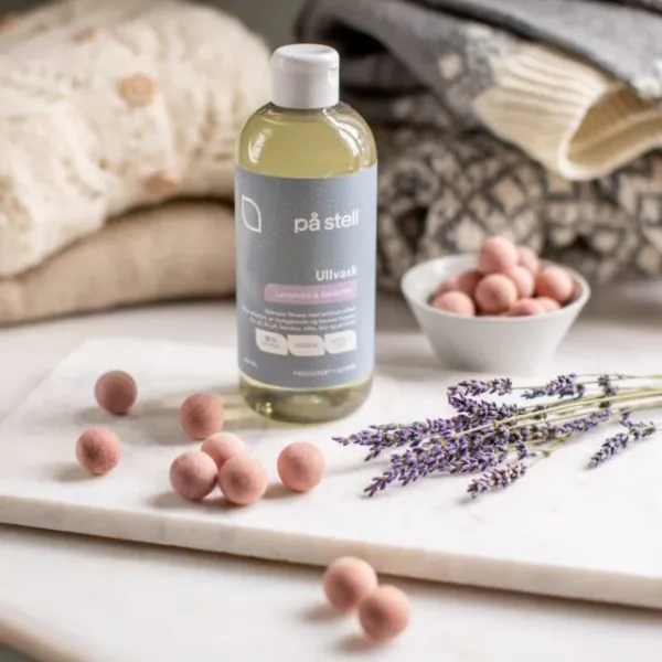 Hovedbilde Ullvask sitronsåpe Lavendel og sedeltre  På Stell